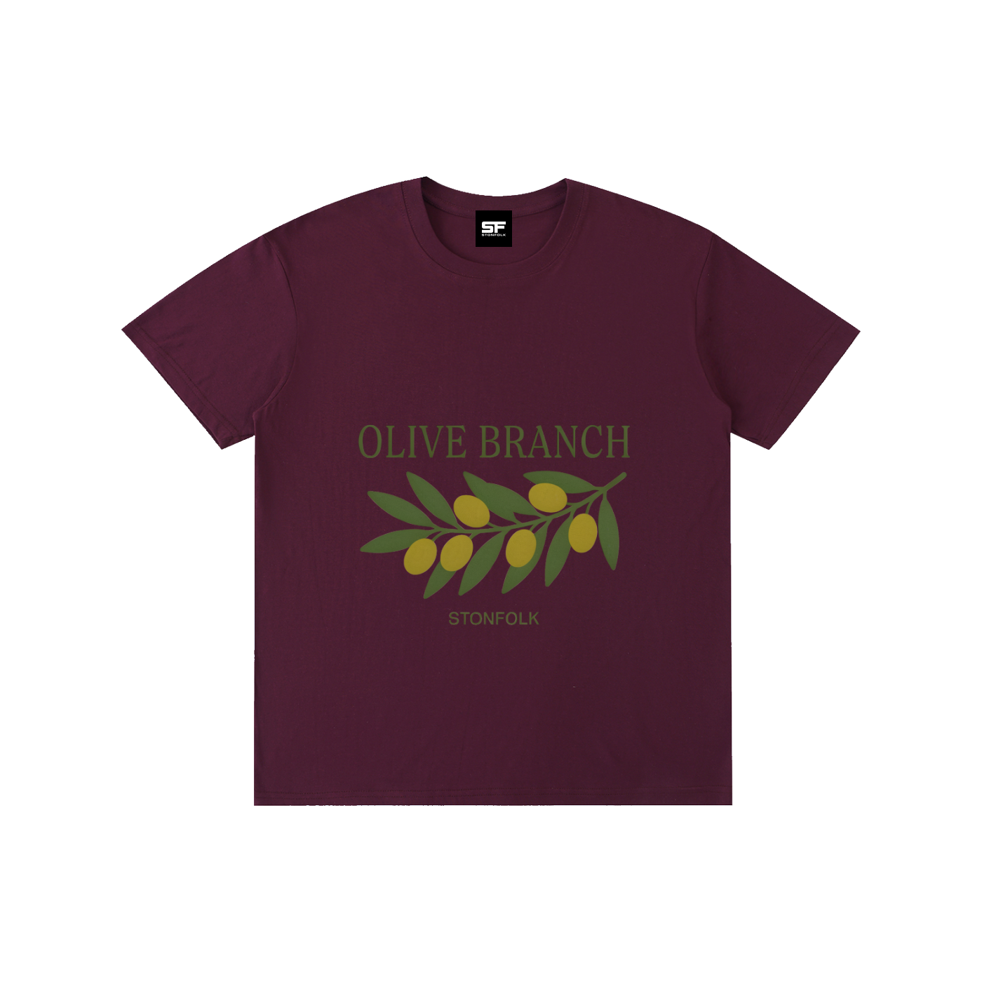 Olive Branch Classic Cotton T-Shirt