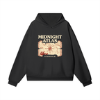 Midnight Atlas Hoodie – Vintage Explorer Adventure Unisex Hoodie