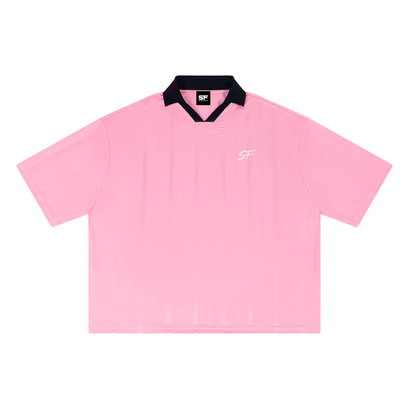 STONFOLK Shadow Stripe Oversized Polo